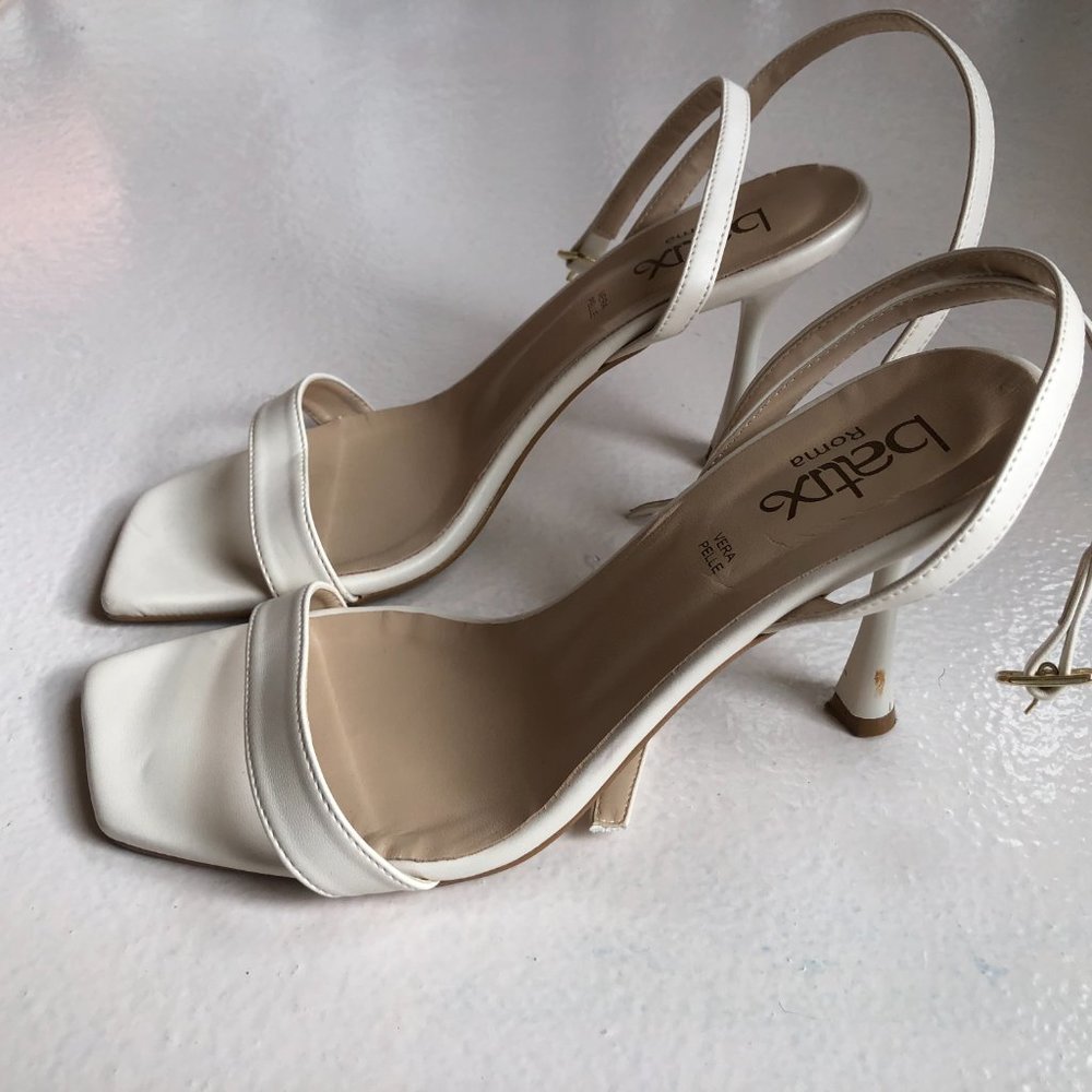 Batix Roma Leather Wrap Stiletto Heels